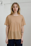 BASERANGE Classic Bamboo Fiber Bamboo Cotton Loose T-shirt Series Collection Round Neck Bottoming Shirt France BAS-TOLO-BL-000-AURAL